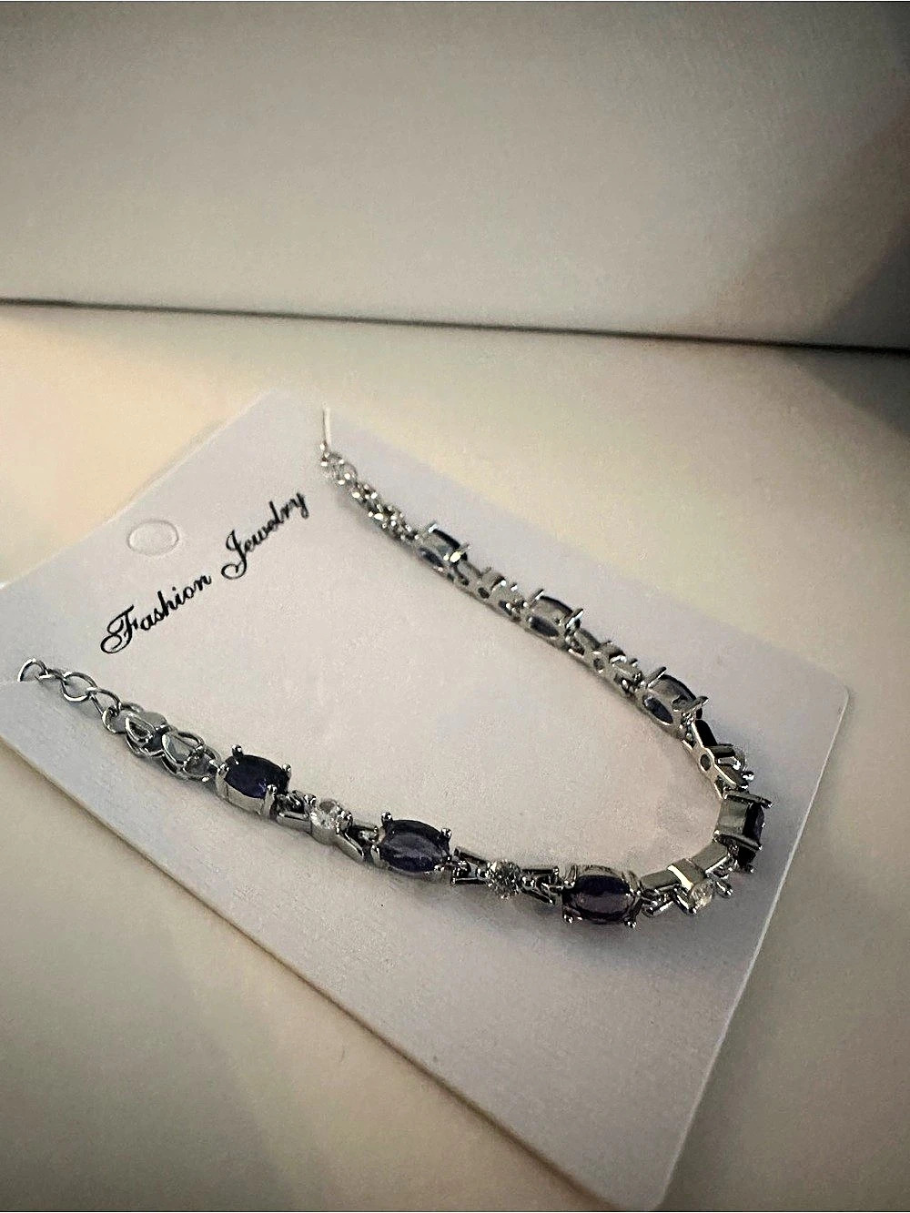 Fashion Jewelry Purple Stone Link bracelet